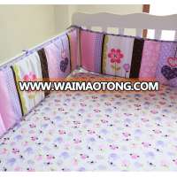 Factory Yuhua baby cot bumper crib set