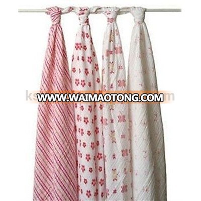 Yuhua top quality baby Muslin Cotton Wraps blanket swaddle