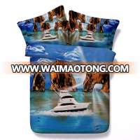 Luxury Boat oil painting by artist Masterspray bed set